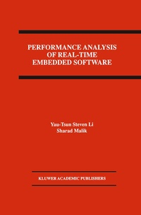 Enlarge image Cover: Performance Analysis of Real-Time Embedded Software - Kluwer Academic Publishers