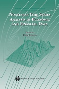 Cover: Nonlinear Time Series Analysis of Economic and Financial Data - Springer