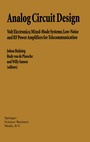 Cover: Analog Circuit Design - Kluwer Academic Publishers