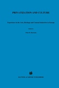Cover: Privatization and Culture - Kluwer Academic Publishers