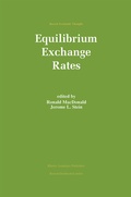 Cover: Equilibrium Exchange Rates - Springer