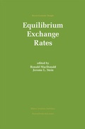 Cover: Equilibrium Exchange Rates - Springer