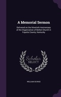 Cover: A Memorial Sermon - Palala Press