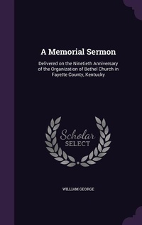 Enlarge image Cover: A Memorial Sermon - Palala Press