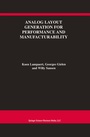 Cover: Analog Layout Generation for Performance and Manufacturability - Springer