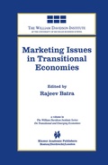 Cover: Marketing Issues in Transitional Economies - Springer