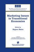 Cover: Marketing Issues in Transitional Economies - Springer