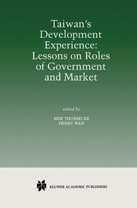 Enlarge image Cover: Taiwan's Development Experience: Lessons on Roles of Government and Market - Springer