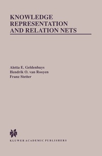 Enlarge image Cover: Knowledge Representation and Relation Nets - Springer