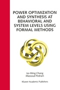 Cover: Power Optimization and Synthesis at Behavioral and System Levels Using Formal Methods - Springer