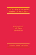 Cover: Stochastically-Based Semantic Analysis - Kluwer Academic Publishers