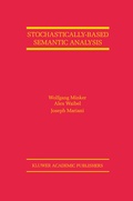 Cover: Stochastically-Based Semantic Analysis - Springer