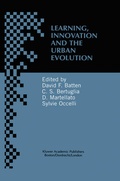 Cover: Learning, Innovation and Urban Evolution - Kluwer Academic Publishers