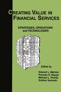 Enlarge image Cover: Creating Value in Financial Services - Springer