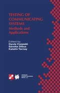 Cover: Testing of Communicating Systems - Kluwer Academic Publishers