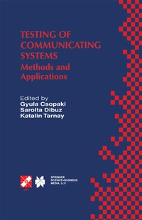 Enlarge image Cover: Testing of Communicating Systems - Springer