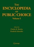 Cover: The Encyclopedia of Public Choice - Kluwer Academic Publishers