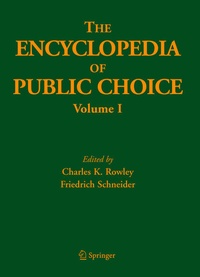 Enlarge image Cover: The Encyclopedia of Public Choice - Kluwer Academic Publishers