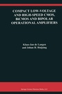 Cover: Compact Low-Voltage and High-Speed CMOS, BiCMOS and Bipolar Operational Amplifiers - Kluwer Academic Publishers