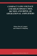 Cover: Compact Low-Voltage and High-Speed CMOS, BiCMOS and Bipolar Operational Amplifiers - Springer