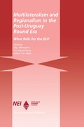 Cover: Multilateralism and Regionalism in the Post-Uruguay Round Era - Springer