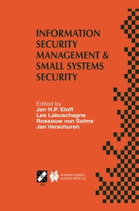 Enlarge image Cover: Information Security Management & Small Systems Security - Springer