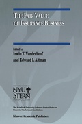 Cover: The Fair Value of Insurance Business - Kluwer Academic Publishers
