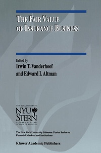 Enlarge image Cover: The Fair Value of Insurance Business - Springer