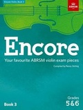 Cover: Encore Violin, Book 3, Grades 5 & 6 - Associated Board of the Royal Schools of Music