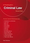 Cover: A Guide to Criminal Law - Emerald Publishing