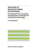 Cover: Analysis of Manufacturing Enterprises - Springer