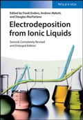 Cover: Electrodeposition from Ionic Liquids - Wiley-VCH
