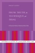 Bild: From Truth to Technique at Trial - OUP eBook