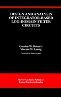 Cover: Design and Analysis of Integrator-Based Log-Domain Filter Circuits - Springer