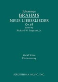 Cover: Neue Liebeslieder, Op.65 - Serenissima Music