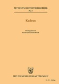 Cover: Kudrun - De Gruyter