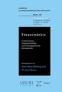 Cover: Finanzmärkte - De Gruyter Oldenbourg