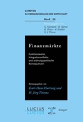 Cover: Finanzm&auml;rkte - De Gruyter Oldenbourg