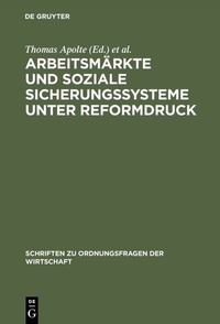 Abbildung von: Arbeitsmärkte und soziale Sicherungssysteme unter Reformdruck - De Gruyter Oldenbourg