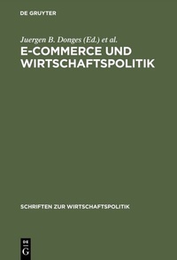 Abbildung von: E-Commerce und Wirtschaftspolitik - De Gruyter Oldenbourg
