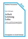 Cover: Arbeit, Leistung, Lohn - De Gruyter Oldenbourg