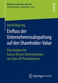 Bild: Einfluss der Unternehmensabspaltung auf den Shareholder-Value - Springer Gabler