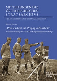 Abbildung von: "Pressearbeit ist Propagandaarbeit" - Studien Verlag