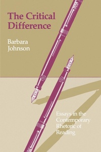 Abbildung von: The Critical Difference - Johns Hopkins University Press