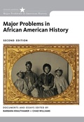 Cover: Major Problems in African American History, Loose-Leaf Version - CENGAGE Learning Custom Publishing