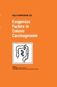 Enlarge image Cover: Exogenous Factors in Colonic Carcinogenesis - Kluwer Academic Publishers