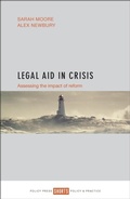 Cover: Legal Aid in Crisis - Policy Press