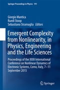 Cover: Emergent Complexity from Nonlinearity, in Physics, Engineering and the Life Sciences - Springer