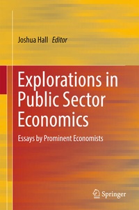 Enlarge image Cover: Explorations in Public Sector Economics - Springer