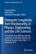 Cover: Emergent Complexity from Nonlinearity, in Physics, Engineering and the Life Sciences - Springer